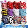 Load image into Gallery viewer, Hipposshop-12pcs/set Cloth Diaper Packages Charcoal-06 Standard Popper
